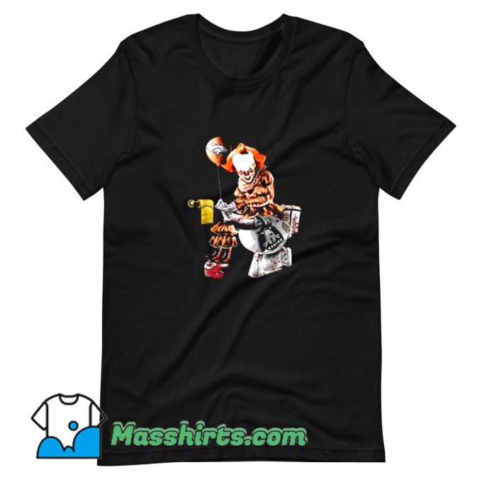 New Pennywise IT Denver Broncos Toilet T Shirt Design