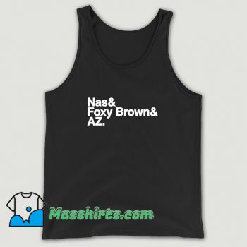 New The Firm Nas and Foxy Brown AZ Tank Top