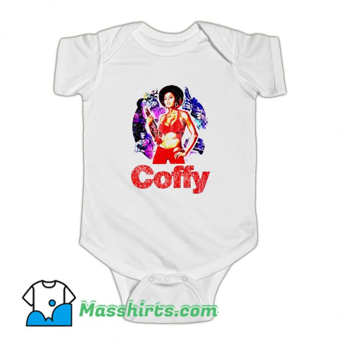 Pam Grier Foxy Brown Coffy Baby Onesie