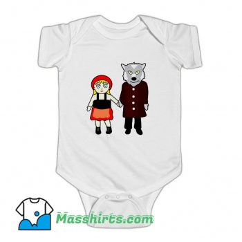 Red Riding Hood Wolf Baby Onesie