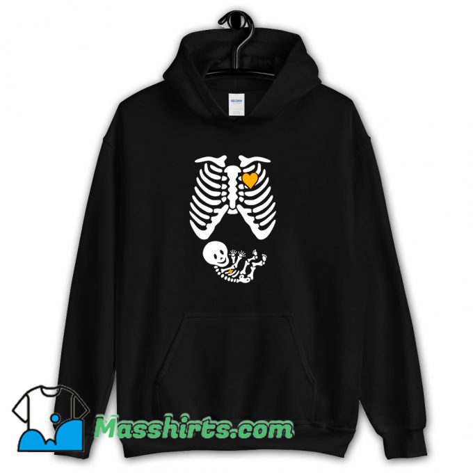 Skeleton Maternity Hoodie Streetwear On Sale