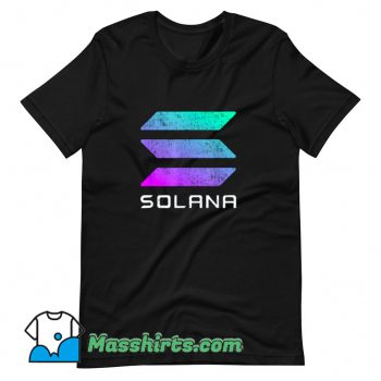 Solana Crypto Currency Altcoin T Shirt Design