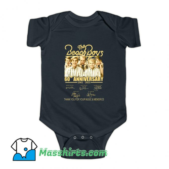 The Beach Boys 60th Anniversary Baby Onesie