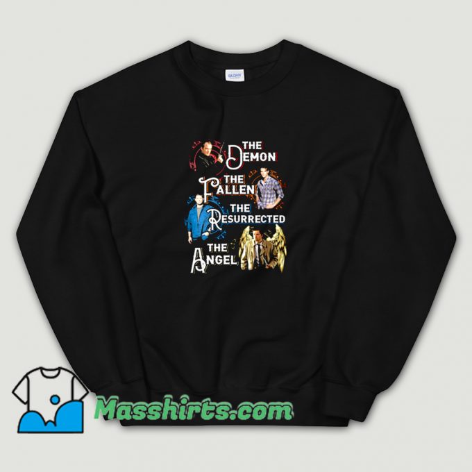 The Demon The Fallen The Resurrected The Angel Sweatshirt