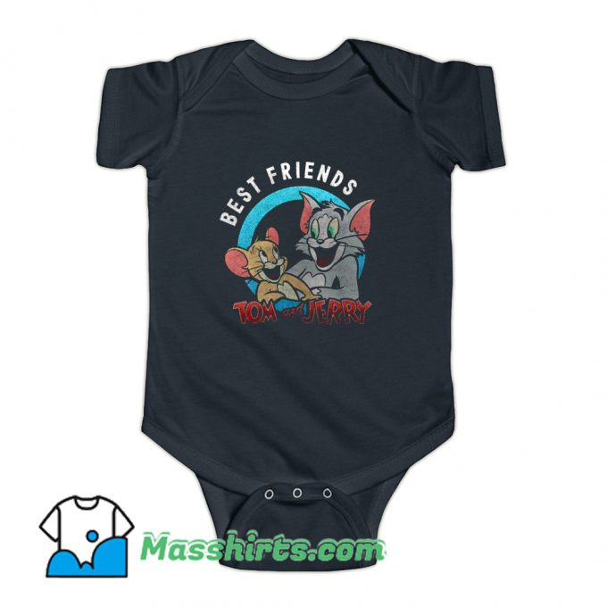 Tom And Jerry Best Friends Baby Onesie