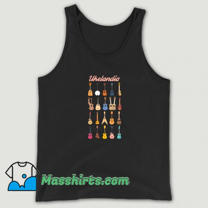 Ukelandia Guitar Music Tank Top