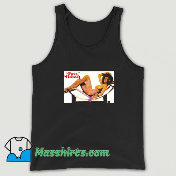 Vintage Rap Foxy Brown Poster Tank Top