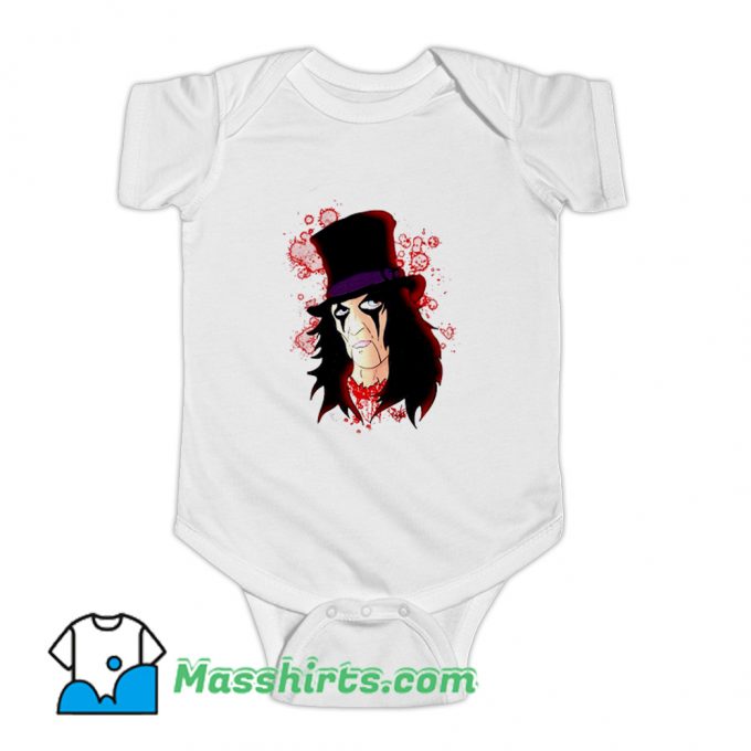 Alice Cooper Music Lover Baby Onesie