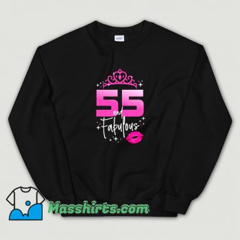 Awesome Fabulous At 55 Years Old Sweatshirt