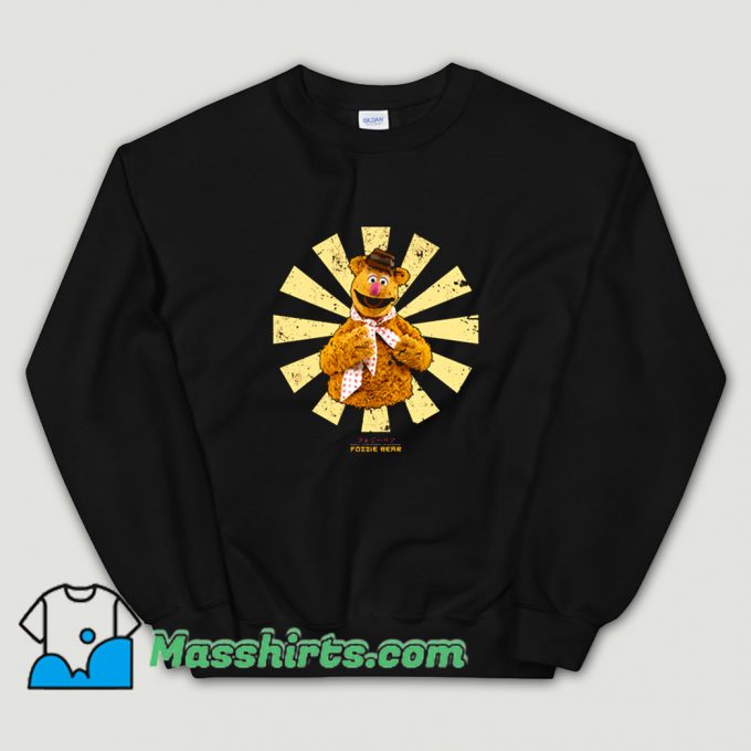 Awesome Fozzie Bear Retro Japanese Muppets Sweatshirt