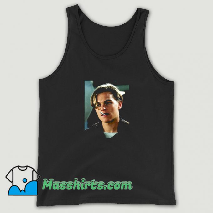 Awesome Leonardo DiCaprio Smooking Tank Top