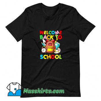 Awesome Welcome Back To School T Shirt Design