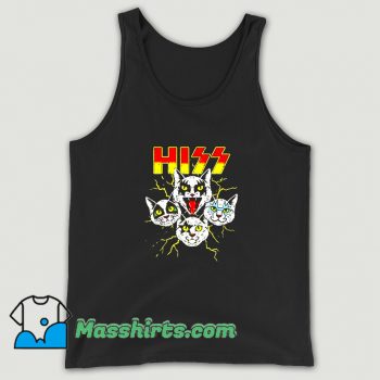 Best Hiss Rock Kiss Cats Music Lover Tank Top