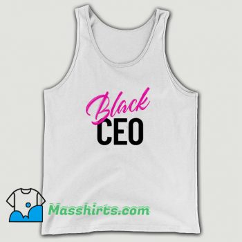 Black Ceo Business Owner Funny Tank Top