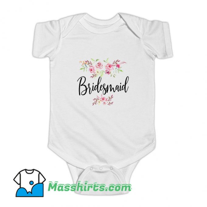 Bridesmaid Wedding Bridal Party Baby Onesie