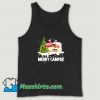 Camping Flamingo Couple Merry Camper Tank Top