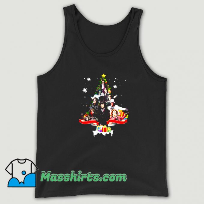 Cheap Alice Cooper Christmas Tree Tank Top