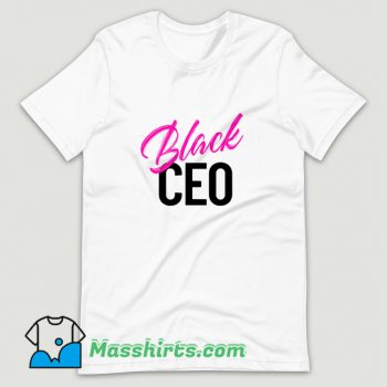 Cheap Black Ceo Business Owner T Shirt Design
