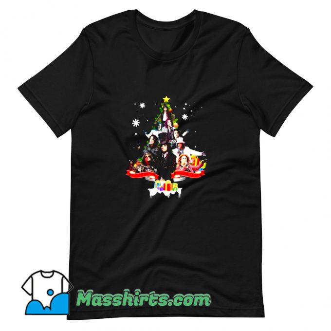 Classic Alice Cooper Christmas Tree T Shirt Design