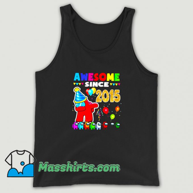 Classic Disstressed Level 6 Among Dabbing Tank Top