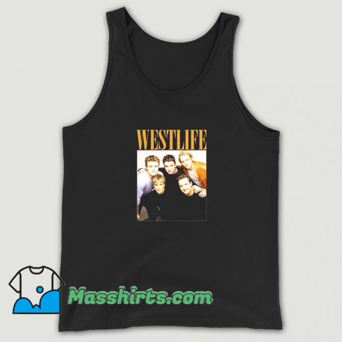 Classic Westlife Band Photos Tank Top