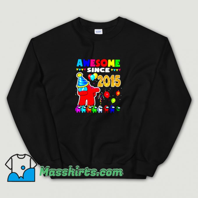 Cool Disstressed Level 6 Among Dabbing Sweatshirt