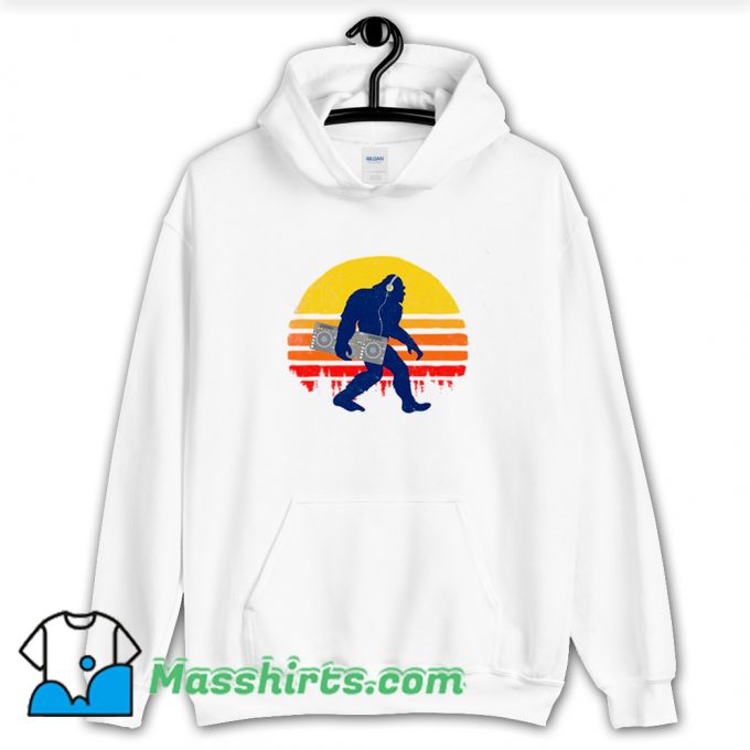 Cute Bigfoot Dj Hoodie Streetwear