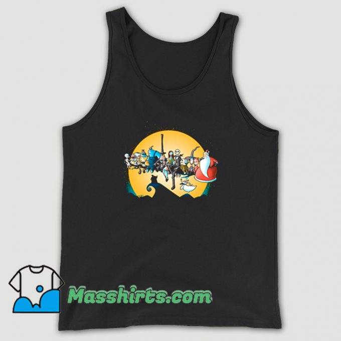 Cute Halloween Workers Movies Tank Top