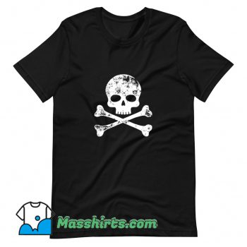 Cute Skull Crossbones Skeleton Jolly T Shirt Design