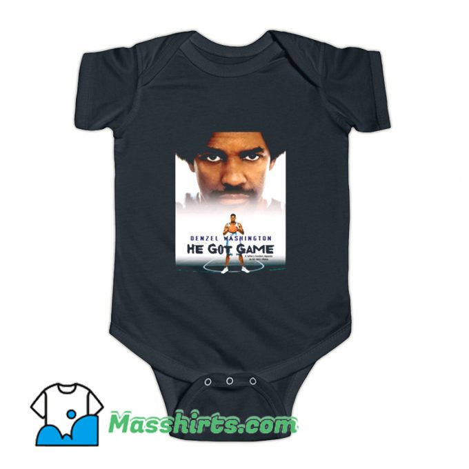 Denzel Washington He Got Game Baby Onesie