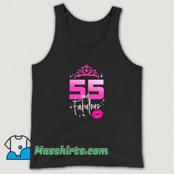 Fabulous At 55 Years Old Tank Top On Sale