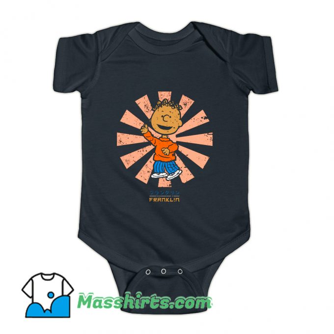 Franklin Retro Japanese Peanuts Baby Onesie