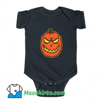 Halloween Evil Pumpkin Baby Onesie