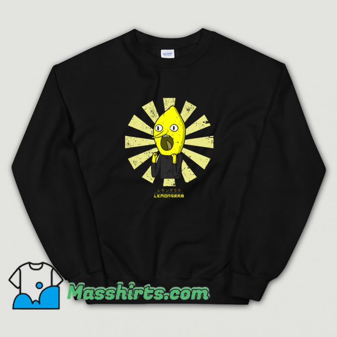 Lemongrab Retro Japanese Adventure Time Sweatshirt