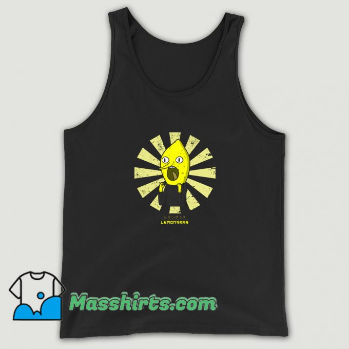 Lemongrab Retro Japanese Adventure Time Tank Top