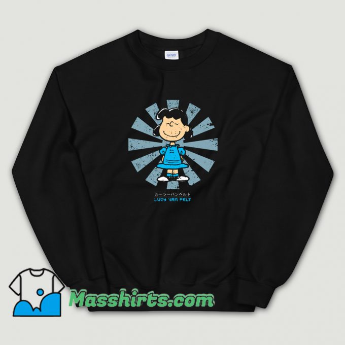 Lucy Van Pelt Retro Japanese Peanuts Sweatshirt