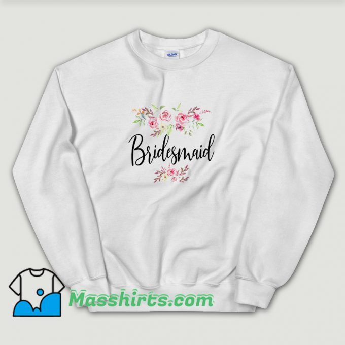 New Bridesmaid Wedding Bridal Party Sweatshirt