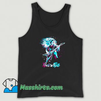 New Colorful Rock And Roll Music Tank Top