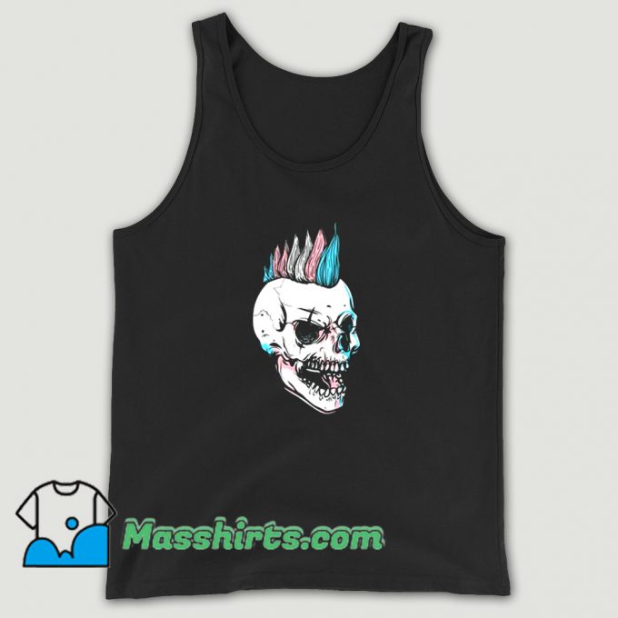 New Skull Trans Flag Pride Tank Top