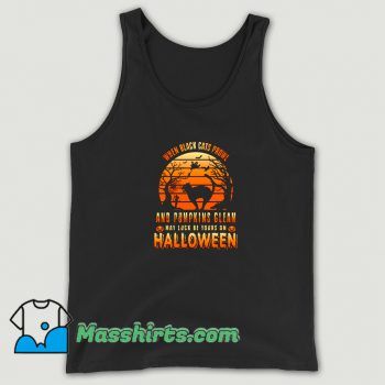 New When Black Cats Prowl Nad Pumpkins Gleam Tank Top