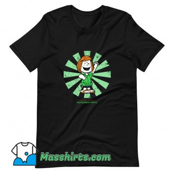 Peppermint Patty Retro Japanese Peanuts T Shirt Design