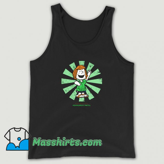 Peppermint Patty Retro Japanese Peanuts Tank Top