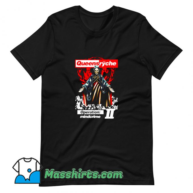 Queensryche Skull Art T Shirt Design