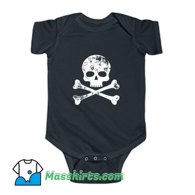 Skull Crossbones Skeleton Jolly Baby Onesie