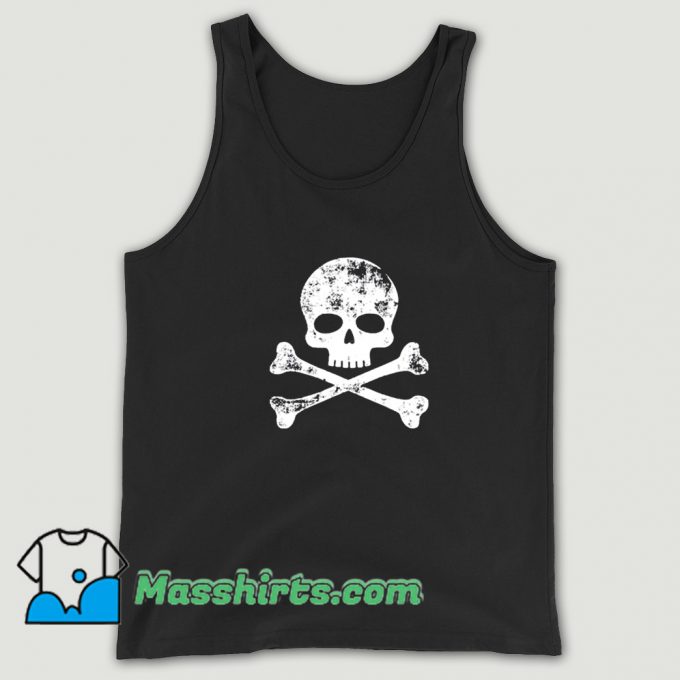 Skull Crossbones Skeleton Jolly Tank Top On Sale