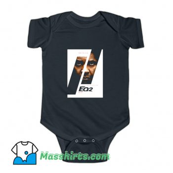 The Equalizer 2 Movie Poster Denzel Washington Baby Onesie