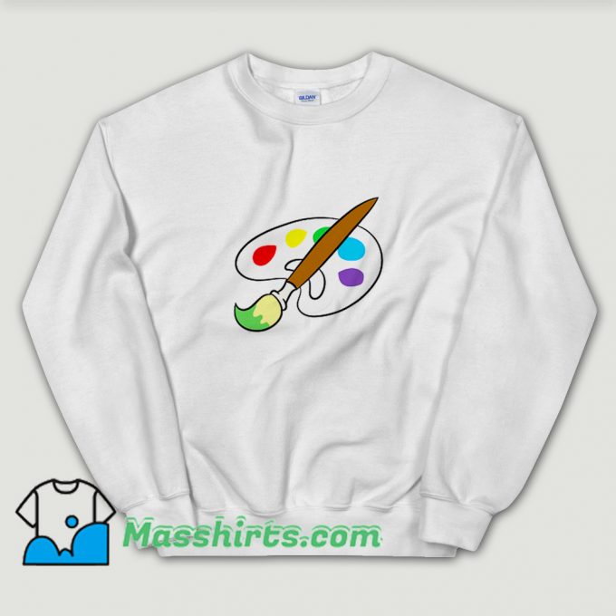 Vintage Artist Painting Drawing Art Sweatshirt