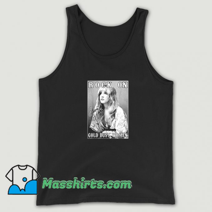 Vintage Rock On Stevie Nicks Gold Dust Women Tank Top