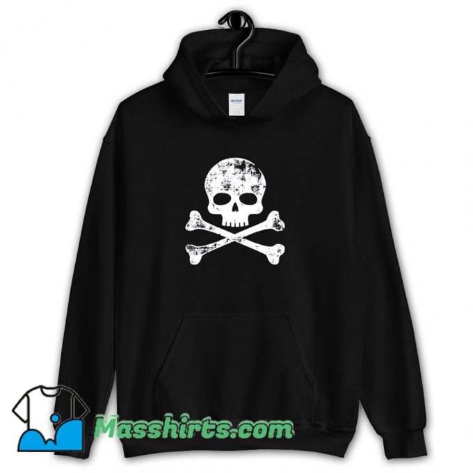 Vintage Skull Crossbones Skeleton Jolly Hoodie Streetwear