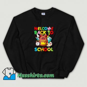 Vintage Welcome Back To School Sweatshirt